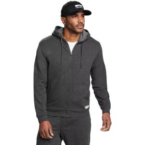 Eddie Bauer mens Camp Fleece Fz Hood(Heather Gray)