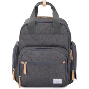 NOJO Eddie Bauer Cascade Backpack Diaper Bag(Canyon Summit – Gray)