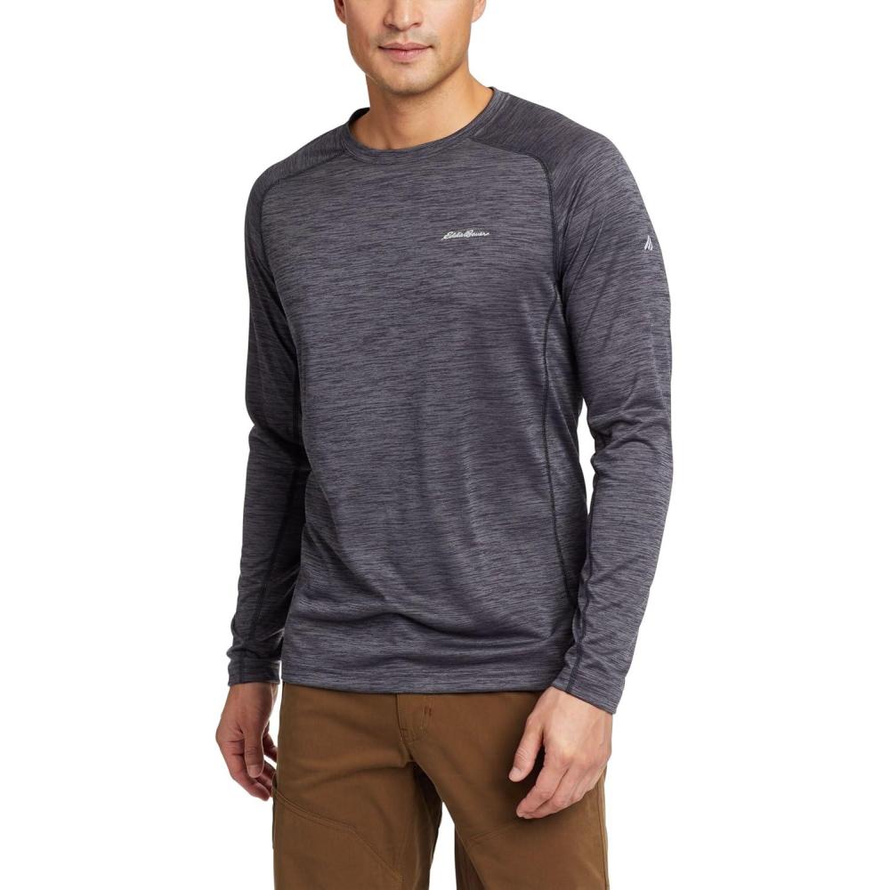 imageEddie Bauer Mens Ls Resolution TeeCarbon