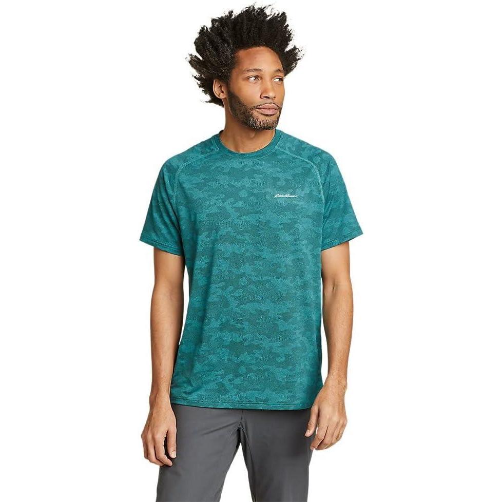 imageEddie Bauer Mens Resolution Jacquard TShirtTurquoise