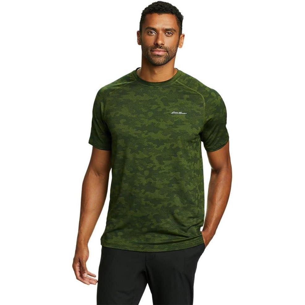imageEddie Bauer Mens Resolution Jacquard TShirtWintergreen