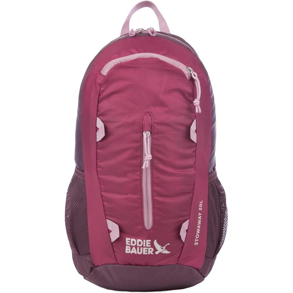 imageEddie Bauer Stowaway Packable Backpack  Travel  Outdoor  Lightweight  Foldable  Durable  Ripstop Polyester  30L  Dark SmokePort