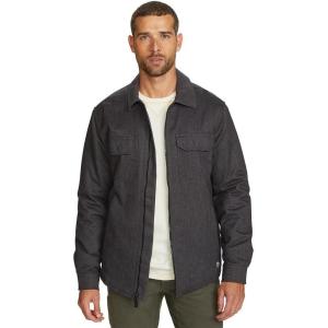 Eddie Bauer Men’s Eddie’s Favorite Faux Shearling-Lined Flannel Shirt Jacket(Gray Smoke)