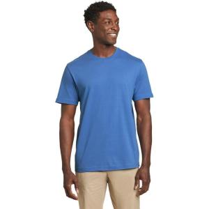 Eddie Bauer Men’s Legend Wash 100% Cotton Short-Sleeve Classic T-Shirt(Airforce Blue)