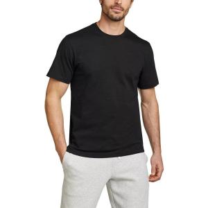 Eddie Bauer Men’s Legend Wash 100% Cotton Short-Sleeve Classic T-Shirt(Black)