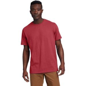 Eddie Bauer Men’s Legend Wash 100% Cotton Short-Sleeve Classic T-Shirt(Flag)