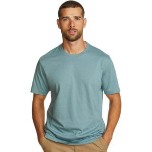Eddie Bauer Men’s Legend Wash 100% Cotton Short-Sleeve Classic T-Shirt(Lt Harbor)