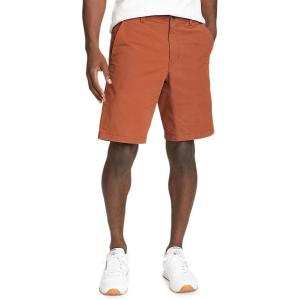 Eddie Bauer Men’s Voyager Flex 10″ Chino Shorts(Paprika)