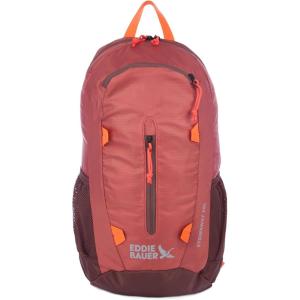 Eddie Bauer Stowaway Packable Backpack | Travel | Outdoor | Lightweight | Foldable | Durable | Ripstop Polyester | 30L – Dark Smoke(Maroon)
