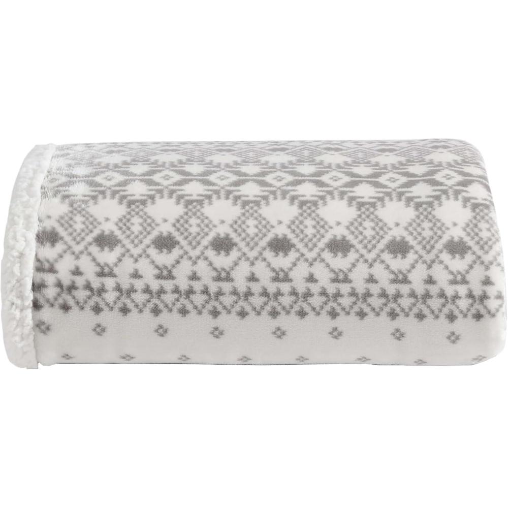 imageEddie Bauer  Blanket Super Soft Reversible Sherpa ampamp Brushed Fleece Bedding Throw Blankets for Couch Ideal for Lounging Ultra Lux Solid Black