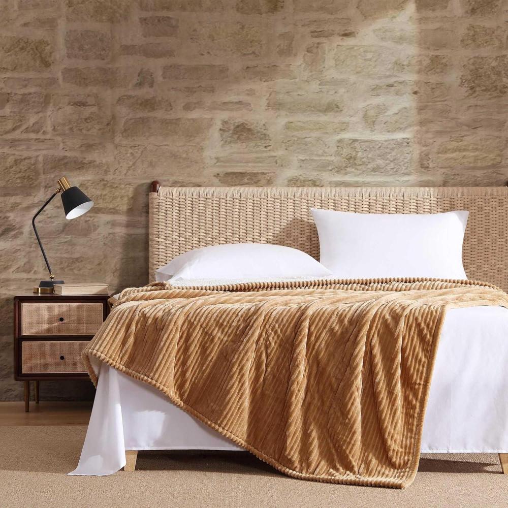 imageEddie Bauer  Twin Heated Blanket UltraSoft Rib Plush Throw Blanket with Solid Sherpa Reverse Knitted Bedding with 10 Heat Settings ampamp Auto ShutOff Lookout Mountain GreyMountain Valley Brown