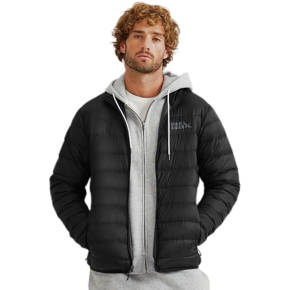 imageEddie Bauer Mens CirrusLite Down JacketBlack Recycled