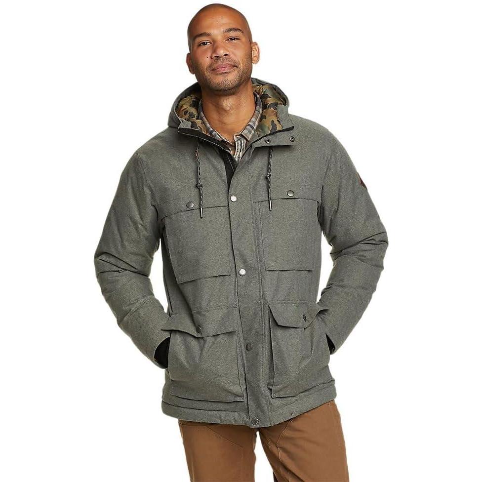 imageEddie Bauer Mens Menoken Down Waterproof ParkaCapers