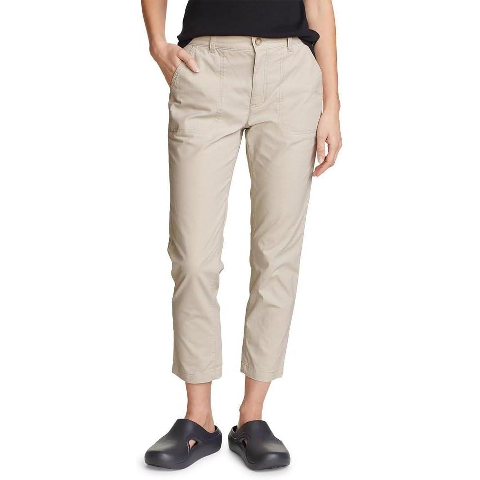imageEddie Bauer Womens Adventurer Stretch Ripstop Ankle PantsPumice