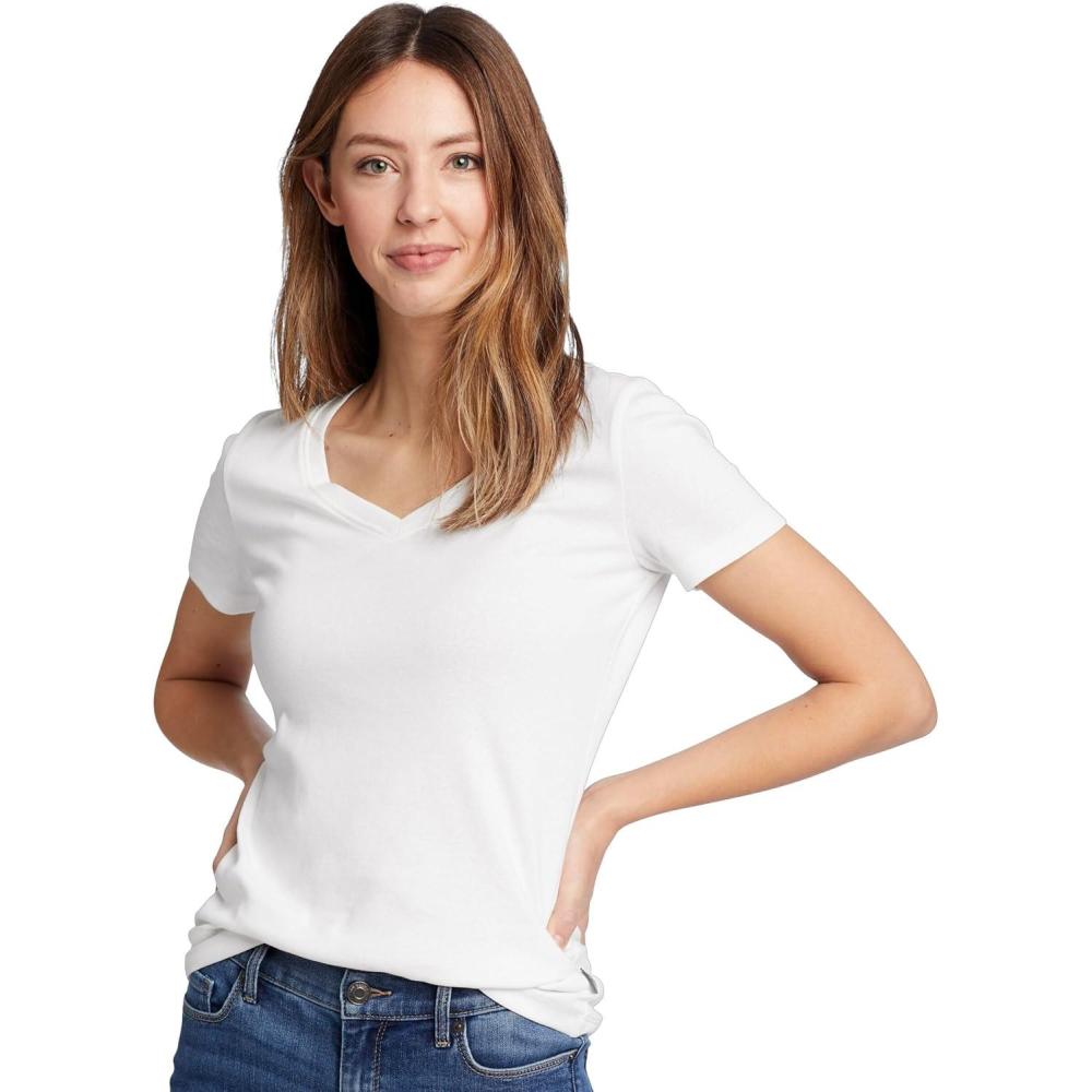 imageEddie Bauer Womens Fav VNeck TeeWhite