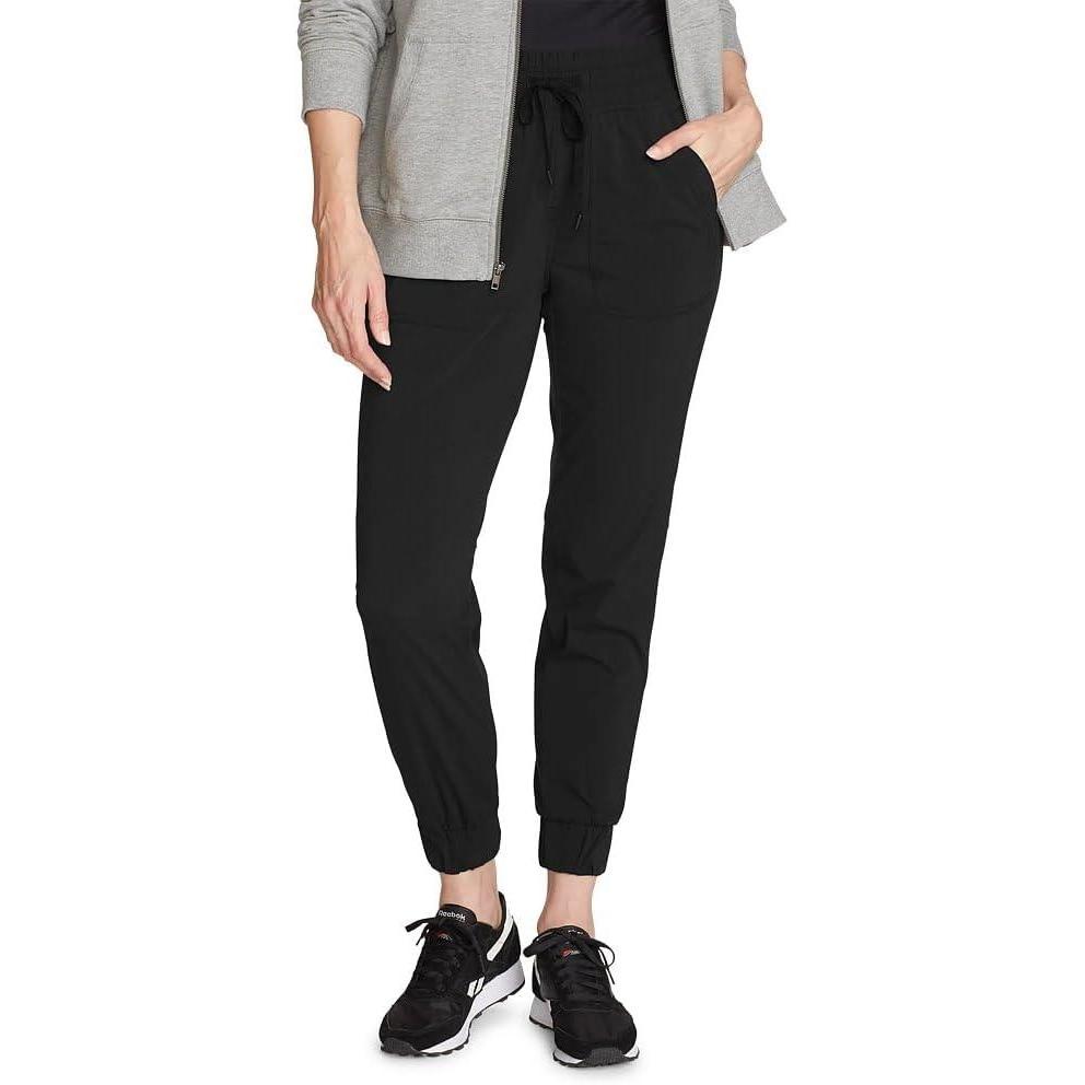 imageEddie Bauer Womens Sightscape Horizon Stretch PullOn JoggersBlack