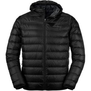 Eddie Bauer Men’s CirrusLite Hooded Down Jacket(Black)
