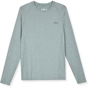 Eddie Bauer Men’s Long Sleeve Rashguard Shirt | UPF 40+ Sun Protection | Ideal for Outdoor Activities(Dusty Loden Heather)