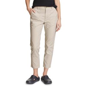 Eddie Bauer Women’s Adventurer Stretch Ripstop Ankle Pants(Pumice)