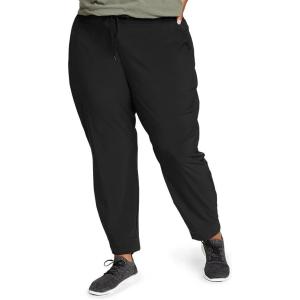 Eddie Bauer Women’s Departure Stretch Mid-Rise Joggers(Black)