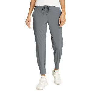 Eddie Bauer Women’s Departure Stretch Mid-Rise Joggers(Frost Gray)