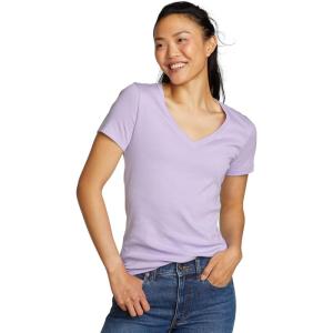 Eddie Bauer Womens Fav V-Neck Tee(Iris)