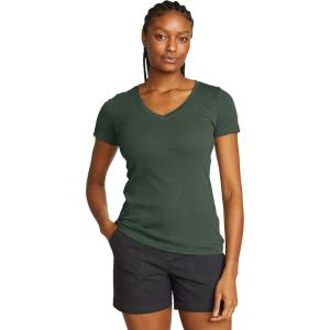 Eddie Bauer Womens Fav V-Neck Tee(Loden)