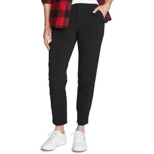 Eddie Bauer Women’s Sightscape Horizon Slim Straight Ankle Pants(Black)