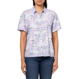 Eddie Bauer Women’s Wt Baja Shirt-Ss(Iris)