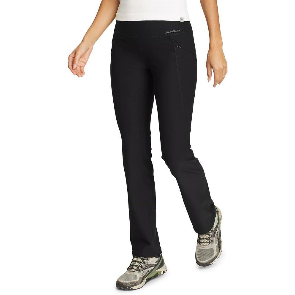 imageEddie Bauer Womens Trail Tight HighRise Straight Leg PantsBlack