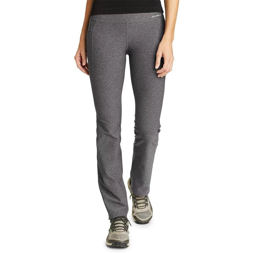 imageEddie Bauer Womens Trail Tight HighRise Straight Leg PantsHeather Gray