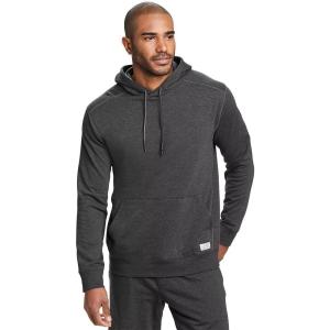 Eddie Bauer Men’s Camp Fleece Pullover Hoodie(Heather Gray)