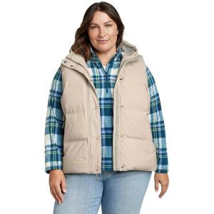 Eddie Bauer Women’s Glacier Peak Down Vest(Beige)