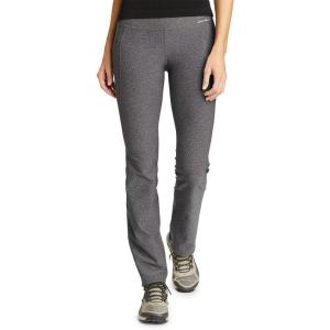 Eddie Bauer Women’s Trail Tight High-Rise Straight Leg Pants(Heather Gray)