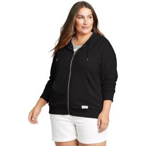Eddie Bauer womens Ls Czy Camp Fz Hood – Plus(Black)