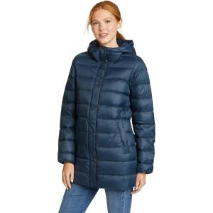 Eddie Bauer womens Stratustherm Down Parka(Indigo)