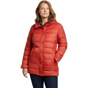 Eddie Bauer womens Stratustherm Down Parka(Red Clay)