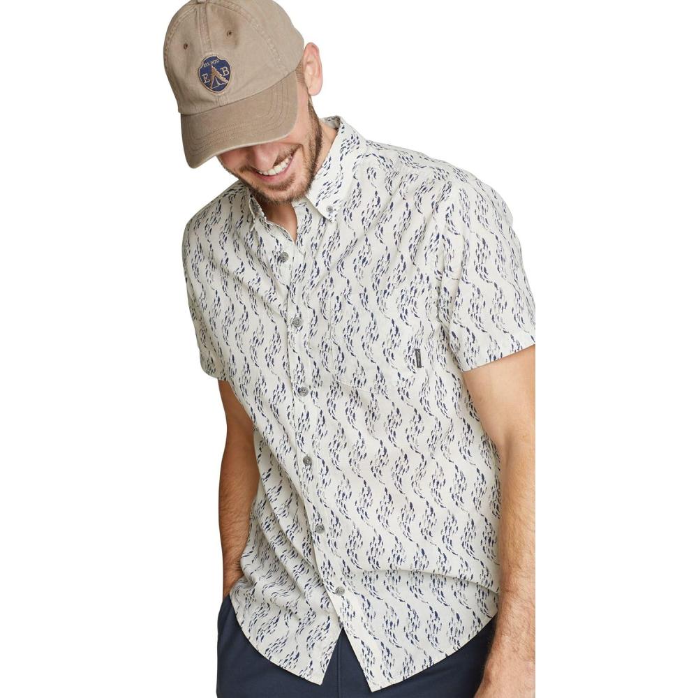 imageEddie Bauer Mens Printed Baja ShirtStream