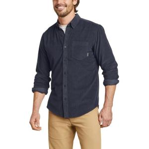 Eddie Bauer Men’s Corduroy Long-Sleeve Shirt(Storm)