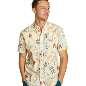 Eddie Bauer Mens Printed Baja Shirt(Birch)