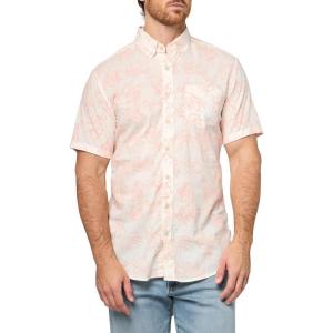 Eddie Bauer Mens Printed Baja Shirt(Lt Pink)