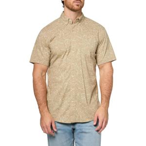 Eddie Bauer Mens Printed Baja Shirt(Ltkhaki)