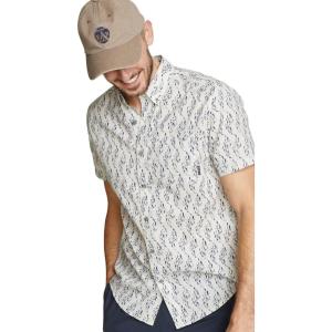 Eddie Bauer Mens Printed Baja Shirt(Stream)