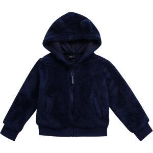 Eddie Bauer Toddler Zip Up Hoodie – Kids’ Ultra Soft Sherpa Fleece Hoodie Sweatshirt for Toddler Boys and Girls (2T-4T)(Medieval Blue)