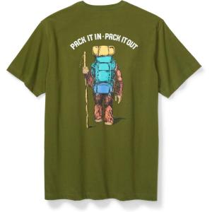 Eddie Bauer Mens Eddie Bauer Pack It in Pack It Out Graphic Tee(Mint)