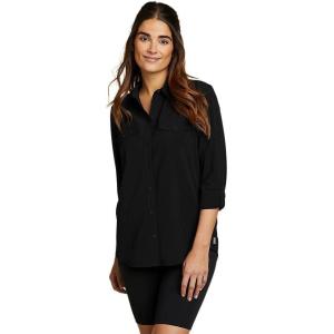 Eddie Bauer Women’s Departure 2.0 Long-Sleeve Shirt(Black)