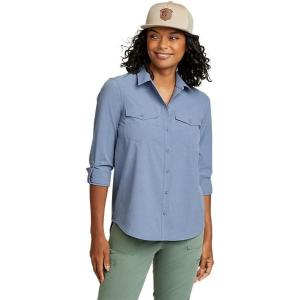 Eddie Bauer Women’s Departure 2.0 Long-Sleeve Shirt(Dusty Blue)