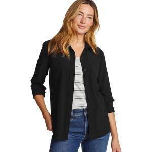 Eddie Bauer Women’s Departure 3.0 Long-Sleeve Shirt(Black)