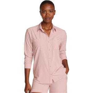 Eddie Bauer Women’s Departure 3.0 Long-Sleeve Shirt(Lt Plum)
