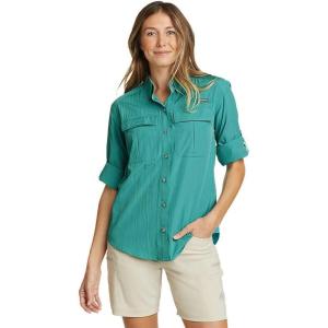 Eddie Bauer Women’s Guide UPF Long-Sleeve Shirt(Dusty Jade)